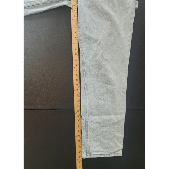 Abercrombie & Fitch The 90’s Straight Ultra High Rise Jeans Carpenter 33 16L EUC - Picture 16 of 16